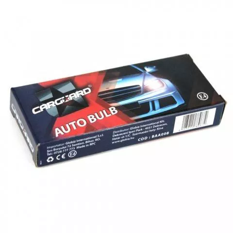 Bec auto T6.5 W2X4.6D 12V 3W incandescent alb cald Carguard [1]