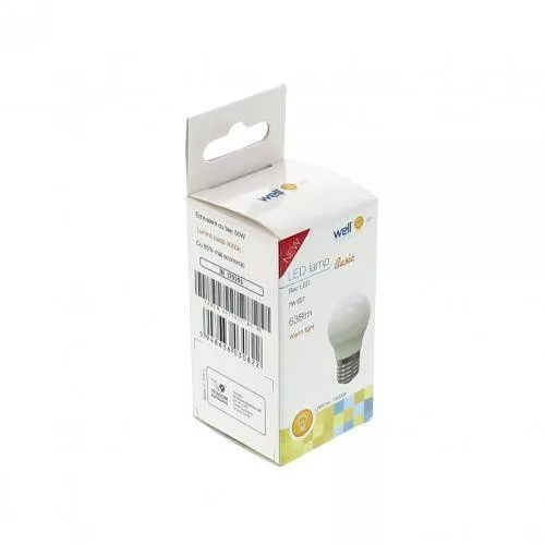 Bec cu led G45 E27 7W 230V lumina calda Basic Well – IoElectronice.ro [1]