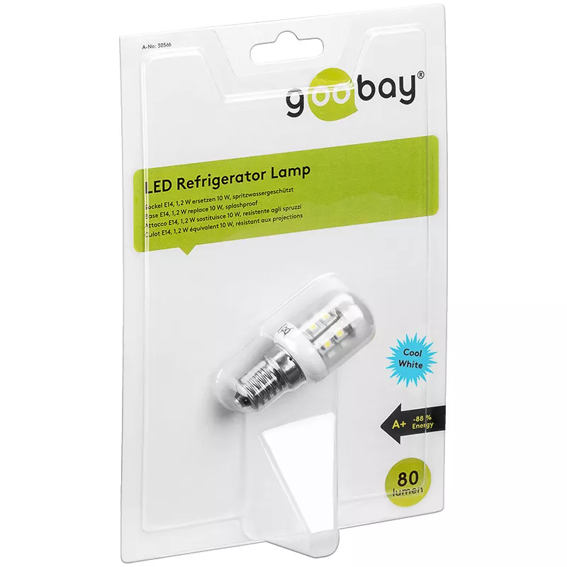 Bec cu LEDuri E14 1.2W 5500K Alb Rece Frigider Lampa Goobay – IoElectronice.ro [1]