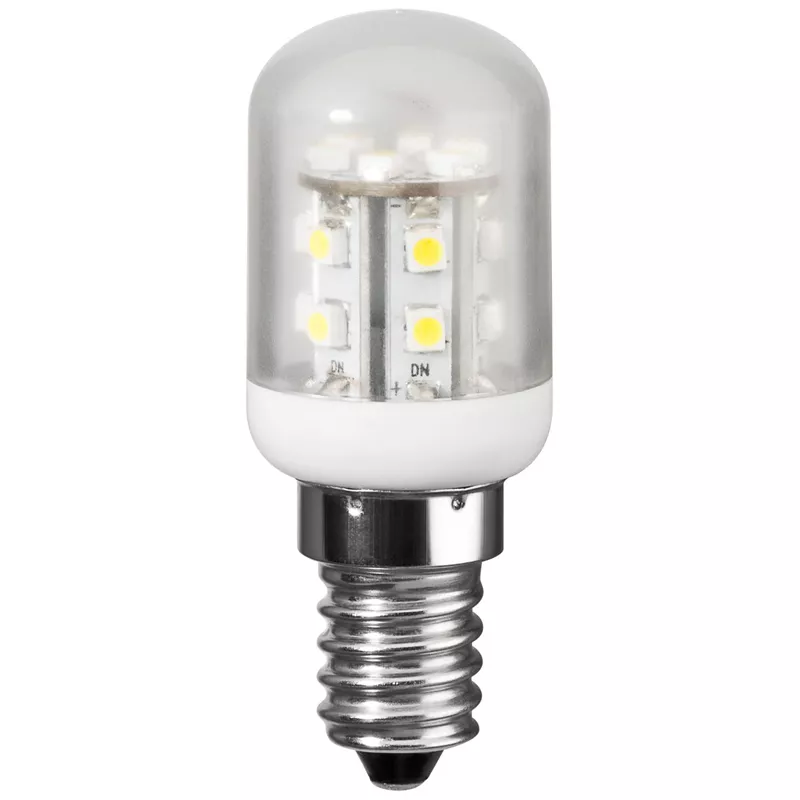 Becuri - Bec cu LEDuri E14 1.2W 5500K Alb Rece Frigider Lampa Goobay – IoElectronice.ro