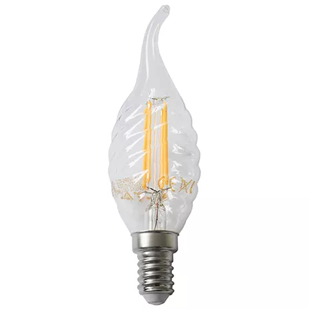Becuri - Bec E14 cu filament LED 4W 2700K spirala V-TAC – IoElectronice.ro