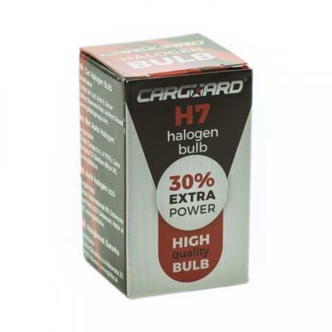 Bec halogen H7 12V 55W CARGUARD BHA054 intensitate +30% lumina alb caldă auto [3]