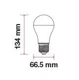 Bec LED 17W E27 A65 200D 1521lm SAMSUNG CHIP 3000K alb cald V-TAC – IoElectronice.ro [1]