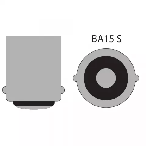 Bec LED de frână auto BA15S SMD 12V 5W 290lm alb rece Carguard 1buc [1]