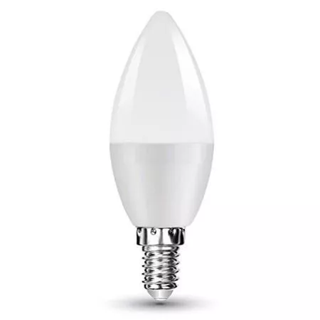 Electrice - Bec LED E14 7W 6400K alb rece V-TAC CIP SAMSUNG – IoElectronice.ro