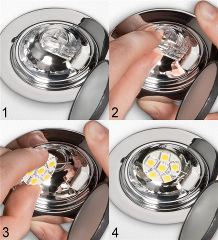 Bec LED G4 1.5W 12V alb cald 3000K 150lm Goobay 30590 – IoElectronice.ro [1]