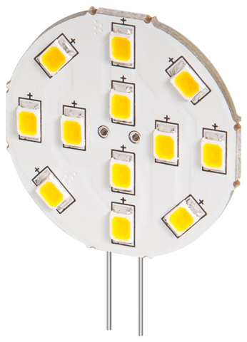 Becuri - Bec LED G4 2W 12V alb cald 3000K 230lm Goobay 30588 – IoElectronice.ro
