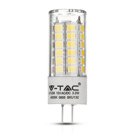 Becuri - Bec LED G4 3.2W 6400K Alb Rece V-tac SKU-133 – IoElectronice.ro