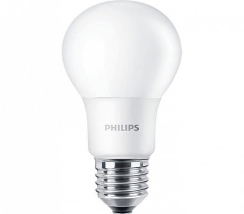 Bec LED Philips E27 A60 7.5W, Lumina Naturală 4000K, Economie Energie, Durată 15.000h [0]