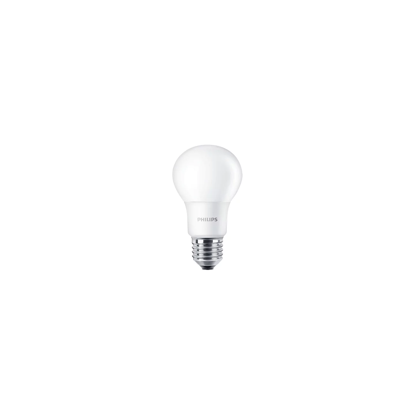 Becuri - Bec LED Philips E27 A60 7.5W, Lumina Naturală 4000K, Economie Energie, Durată 15.000h