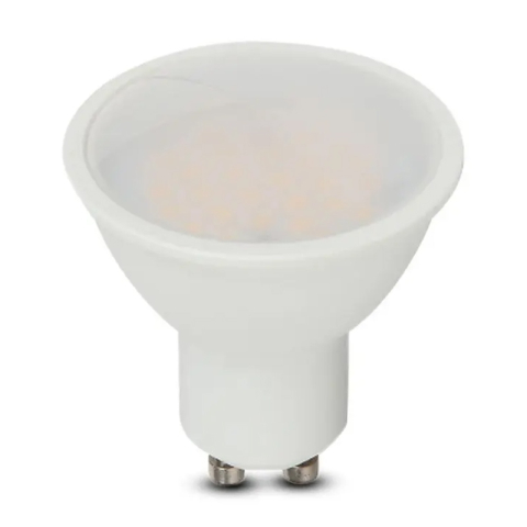 Bec LED GU10 4.5W 4000K alb neutru, cip SAMSUNG, V-TAC, durată 20.000h, flux 400lm, IP20 [1]