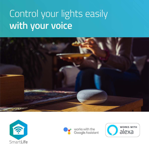 Bec Wi-Fi Smart LED E27 ST64 5.5W 350lm 1800-6500K Nedis cu lumina albă caldă ajustabilă [5]