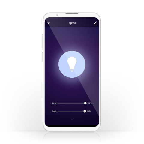 Bec Wi-Fi Smart LED E27 ST64 5.5W 350lm 1800-6500K Nedis cu lumina albă caldă ajustabilă [3]