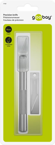 Bisturiu de precizie din aluminiu cu 2 lame de rezervă – instrument profesional și pentru acasă [1]