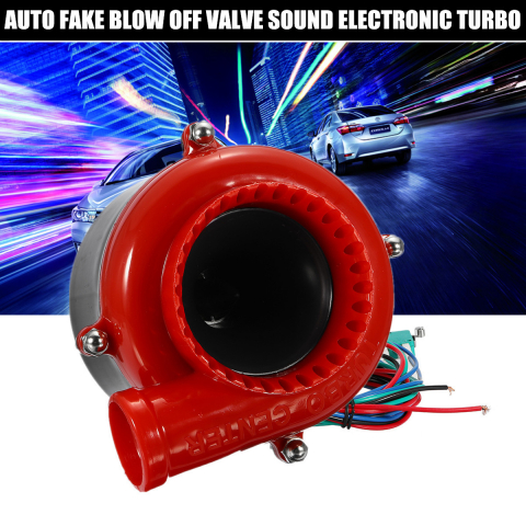 Blow Off Electric Fals – Sunet Autentic de Supapă BOV pentru Toate Mașinile, Montaj Universal, 12V [2]