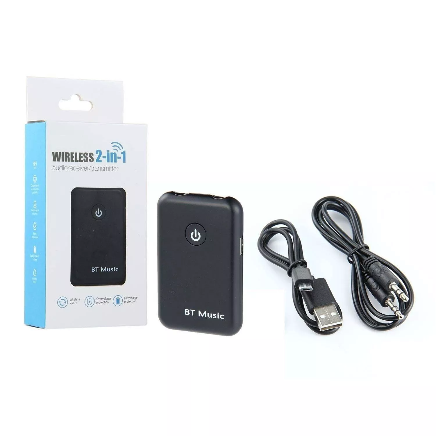 Bluetooth - Bluetooth Emitator si Receptor V4.1 la JACK 3.5 mm RRTR01 BT – IoElectronice.ro