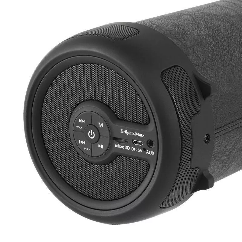 Boxă bluetooth portabilă Kruger&Matz Adventure cu Radio FM, USB, Jack 3.5 mm, 2 x 2 W, 5 V DC, garanție 24 luni. [1]