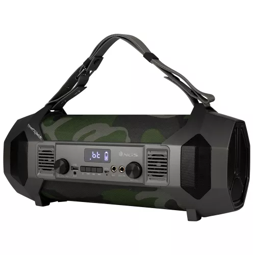 Boxe si difuzoare - Boxa portabilă NGS Street Force Bluetooth 150W, design urban, sunet puternic, autonomie 4+ ore, ideală pentru exterior