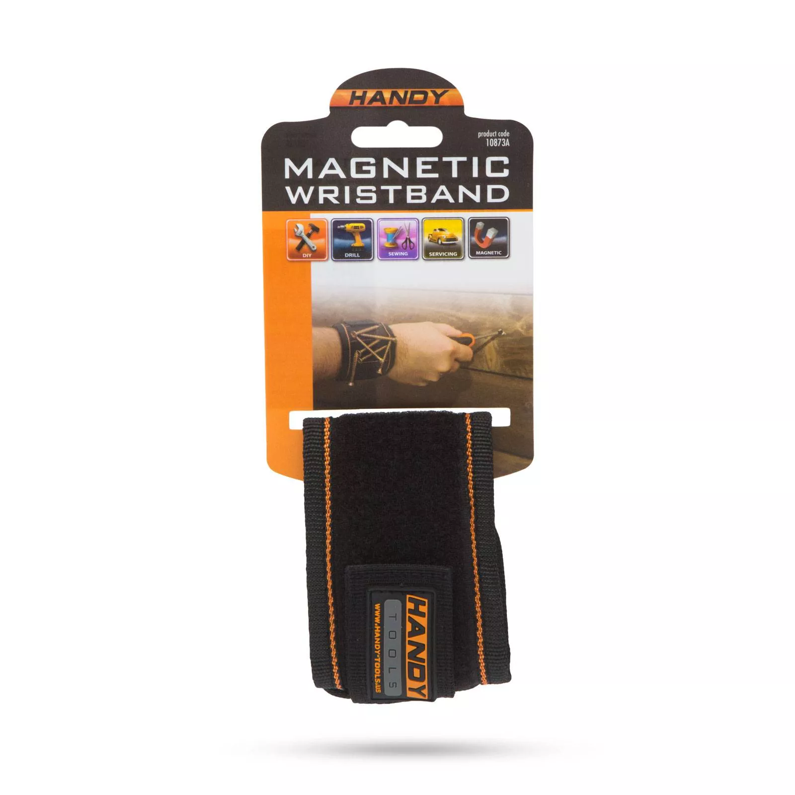 Brățară magnetică poliester 23x8cm HANDY, model ergonomic, ideală pentru susținerea articulațiilor. [3]