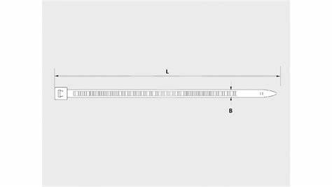 Bride 2.5x100mm plastic transparente 100buc CELO 125100CCT [1]
