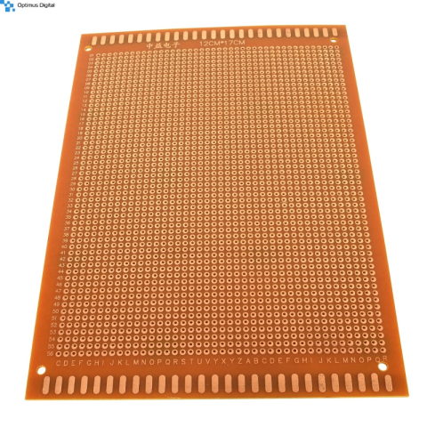 Cablaj test perforat 120x170 mm OEM, tip perforat, utilizat pentru teste electrice și conexiuni. [1]