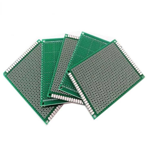 Placi cupru circuite - Cablaj test simplu 6 verde 7x9 cm – IoElectronice.ro