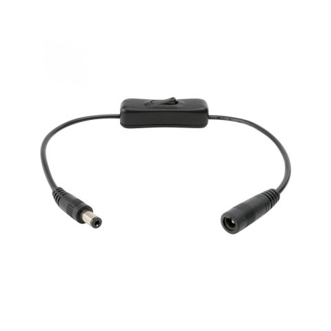 Adaptoare alimentare AC-DC - Cablu 15cm cu comutator pe fir mufe 2.1x5.5mm HOME – IoElectronice.ro