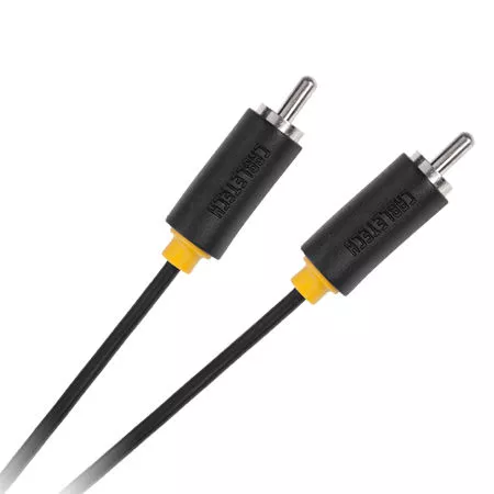 Cabluri RCA - Cablu 1x RCA - 1x RCA 1.8m tata-tata Cabletech KPO3953-1.8 – IoElectronice.ro