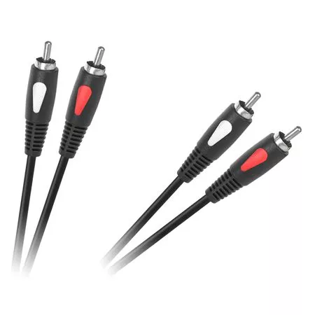 Cabluri RCA - Cablu 2x RCA 1.8m Eco-Line Cabletech – IoElectronice.ro