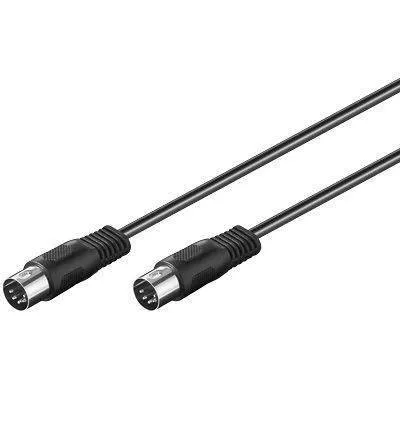 Cabluri DIN 5 pini - Cablu 5 pini DIN la DIN 1.5m Goobay – IoElectronice.ro