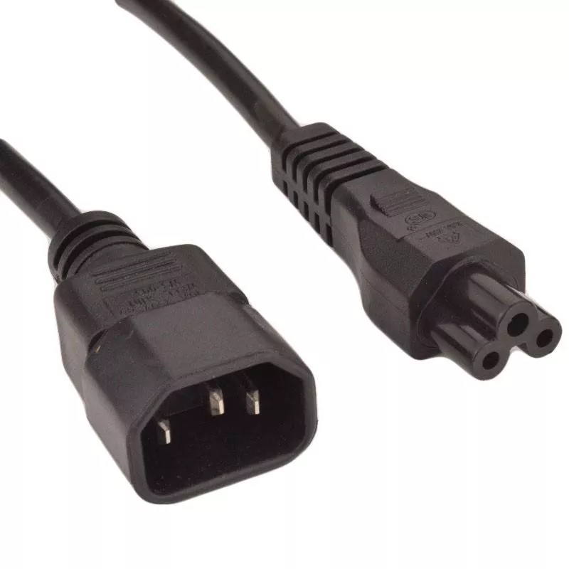 Adaptoare-convertoare - Cablu adaptor alimentare 0.2m IEC320-C14 TATA - IEC320-C5 mama – IoElectronice.ro