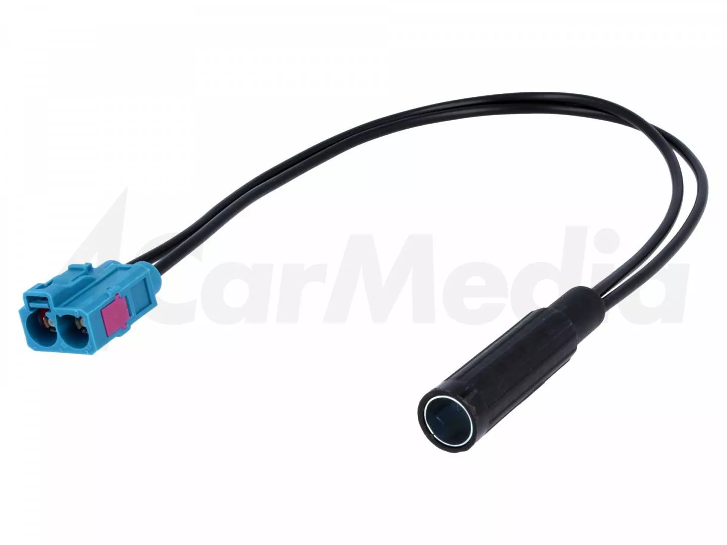 Adaptoare fakra - Cablu adaptor antenă mama DIN - Fakra mama x2 4CarMedia pentru Audi, Seat, Skoda, VW, lungime standard.