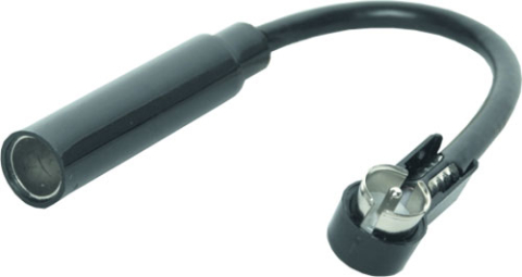 Accesorii Auto - Cablu adaptor auto antena DIN soclu - ISO mufa în unghi cu cablu 15cm 4CarMedia ZRS-AA-4