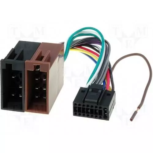 ISO auto - Cablu adaptor auto conector ISO la Kenwood 16 pini 4CarMedia – IoElectronice.ro