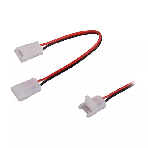 Conectori banda LED - Cablu adaptor conector bandă LED 10mm - dual V-TAC – IoElectronice.ro