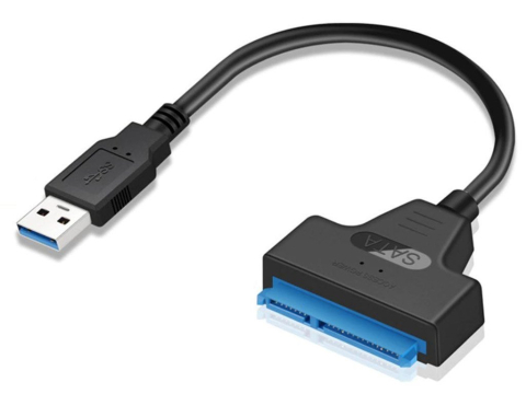 Hard Disk - Cablu adaptor convertor USB 3.0 - SATA 22 pini pentru HDD si SSD – IoElectronice.ro