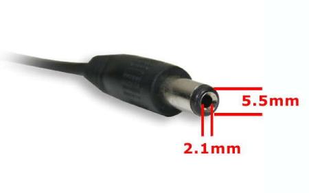 Cablu adaptor DC 2.1x5.5 mm 1x mama la 4x tata 20 cm negru OEM [1]