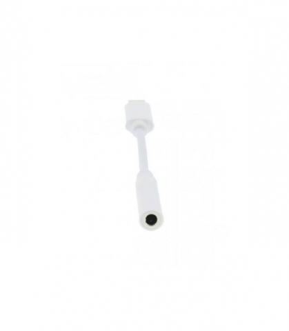 Cablu adaptor Lightning tata - Jack 3.5mm mama, 10cm, pentru iPhone, compatibil audio stereo, Well [2]