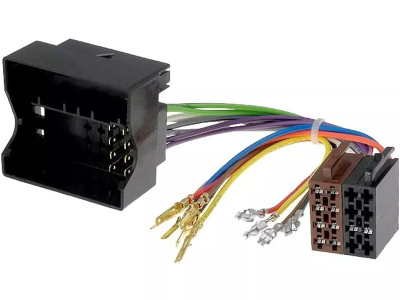 ISO auto - Cablu adaptor auto ISO pentru Mercedes, BMW, Ford, Opel, Peugeot, VW, Škoda – 4CarMedia ZRS-AS-50B