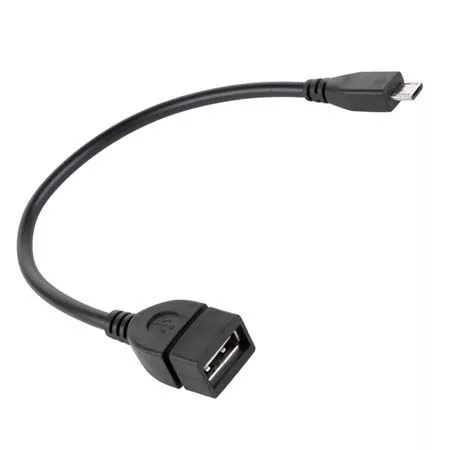 Telefoane-tablete - Cablu adaptor OTG USB A mama la micro USB tata 20cm Cabletech standard OTG, lungime 20 cm