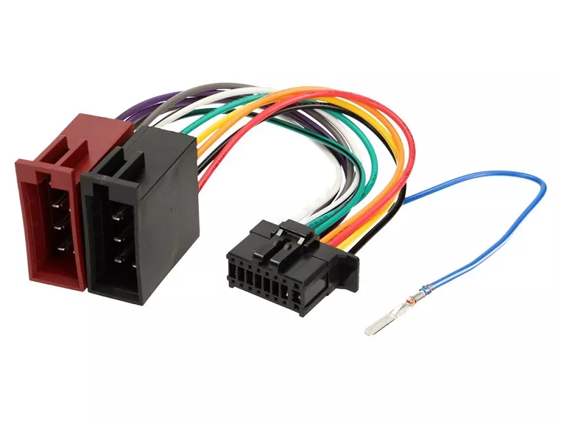 Accesorii Auto - Cablu adaptor radio auto ISO 16 pini 4CARMEDIA ZRS-196 compatibil cu Pioneer, lungime standard pentru instalare.