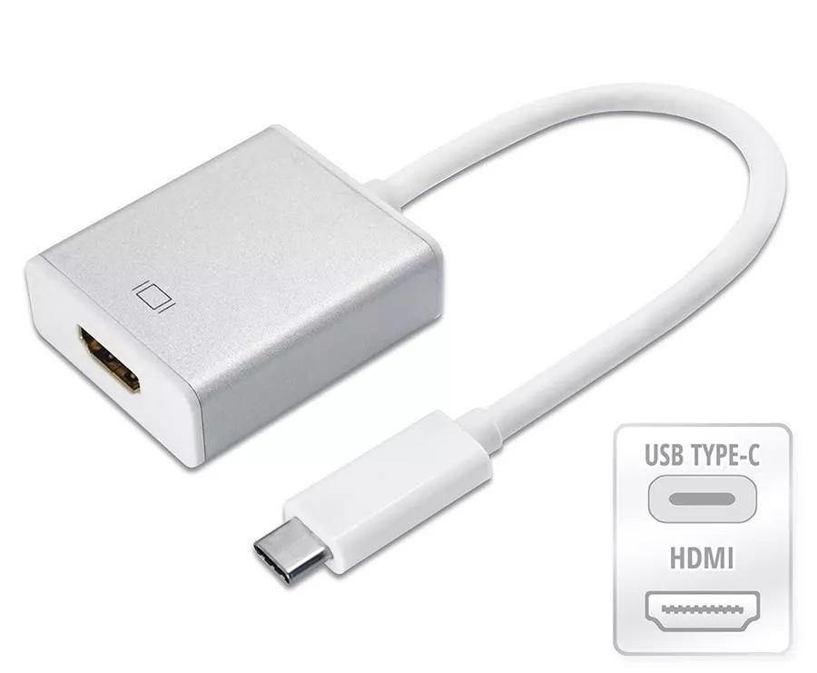 Adaptoare HDMI - Cablu adaptor USB Type C 3.1 tata la HDMI mama 1080P OEM, convertor pentru conectare dispozitive.