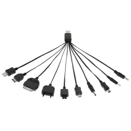 USB type C - Cablu adaptor USB universal 10 tipuri – Compatibil telefoane și dispozitive cu mufe multiple Cabletech