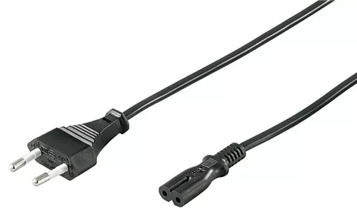 Cabluri alimentare AC-DC - Cablu alimentare casetofon negru 3m Well – Calitate și fiabilitate pentru audio perfect
