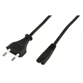 Conectica - Cablu alimentare casetofon Well negru 2.5m