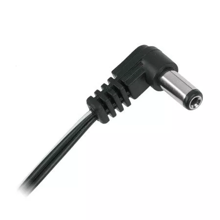 Cabluri alimentare AC-DC - Cablu alimentare cu mufă 2.1x5.5 mm la 90 grade – IoElectronice.ro