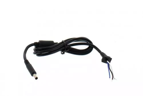 Cabluri alimentare AC-DC - Cablu alimentare DC Dell 4.5x3.0mm T, 1.2m, 90W - Compatibil Laptop, Mufă Drept, 3 Fire