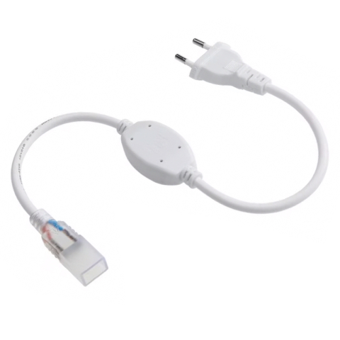 Conectori banda LED - Cablu alimentare pentru banda LED 8mm flexibilă 230V maxim 8A PS-7278 – IoElectronice.ro