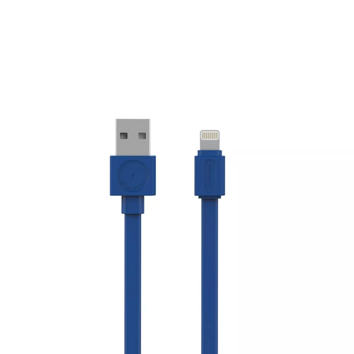 Cabluri telefon-tableta - Cablu alimentare sincronizare de date USB - Lightning 1.5m albastru Allocacoc – IoElectronice.ro