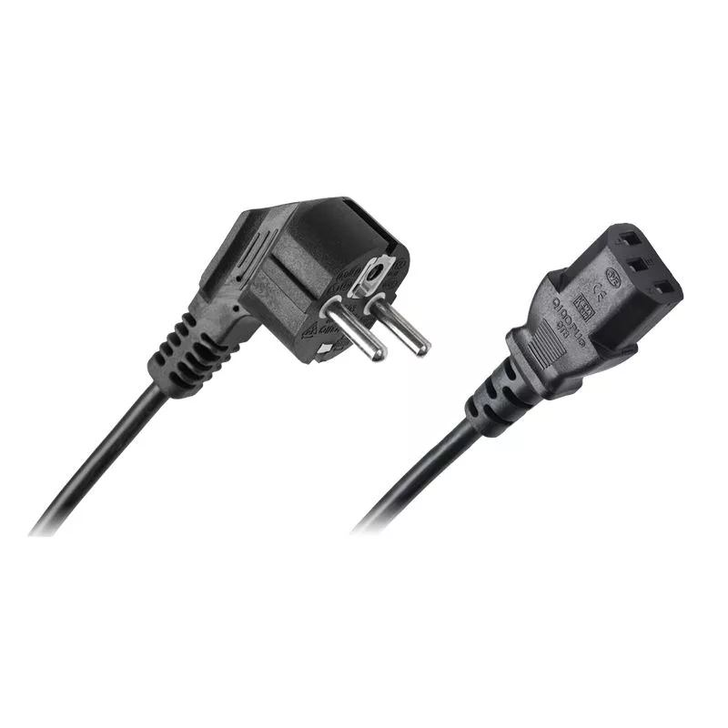 Cabluri alimentare AC-DC - Cablu alimentare PC 1.2m Cabletech – Conexiune sigură și fiabilă pentru calculatorul tău